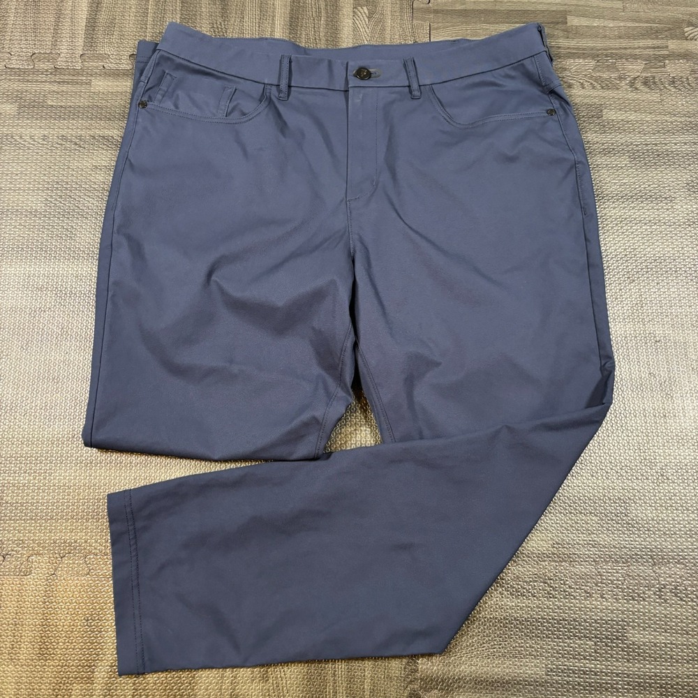 Public Rec Pants Mens 36x30 Blue Dealmaker 5-Pocket Stretch Performance Navy